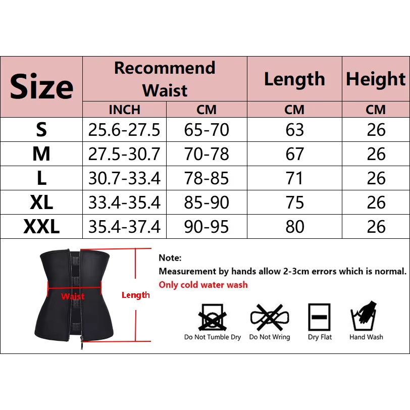 ชุดกระชับสัดส่วนสำหรับผู้หญิง  - Sweat Waist Trainer Belt Neoprene บทวิจารณ์และราคา