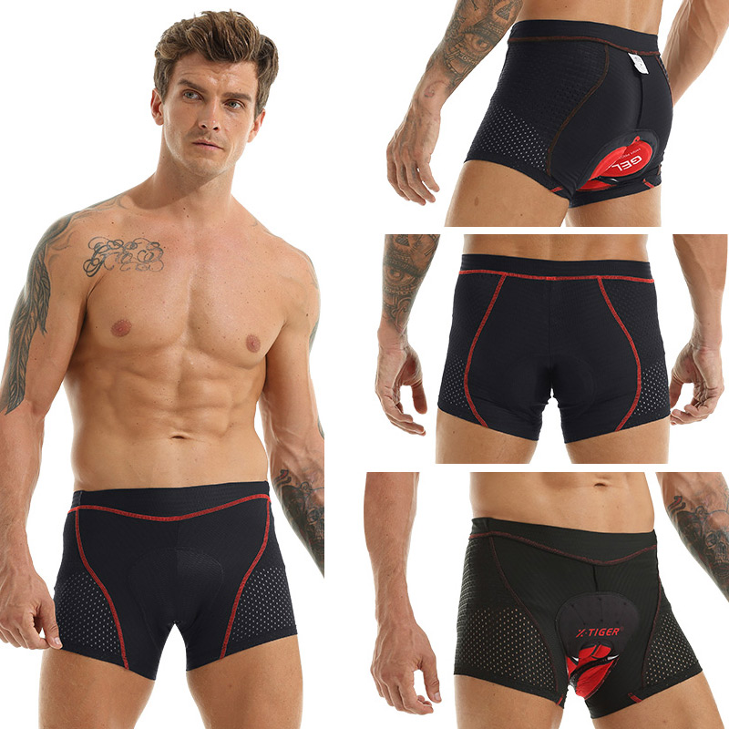 X-Tiger ชุดชั้นในการขี่จักรยาน - Padded Cycling Shorts 5D Gel บทวิจารณ์และราคา