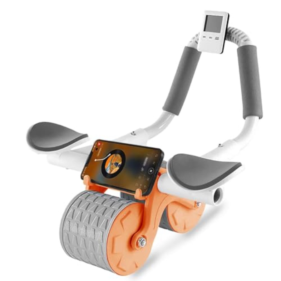 ล้อบริหารหน้าท้องรุ่นปรับปรุงป - Ab Roller Wheel With Elbow Support บทวิจารณ์และราคา