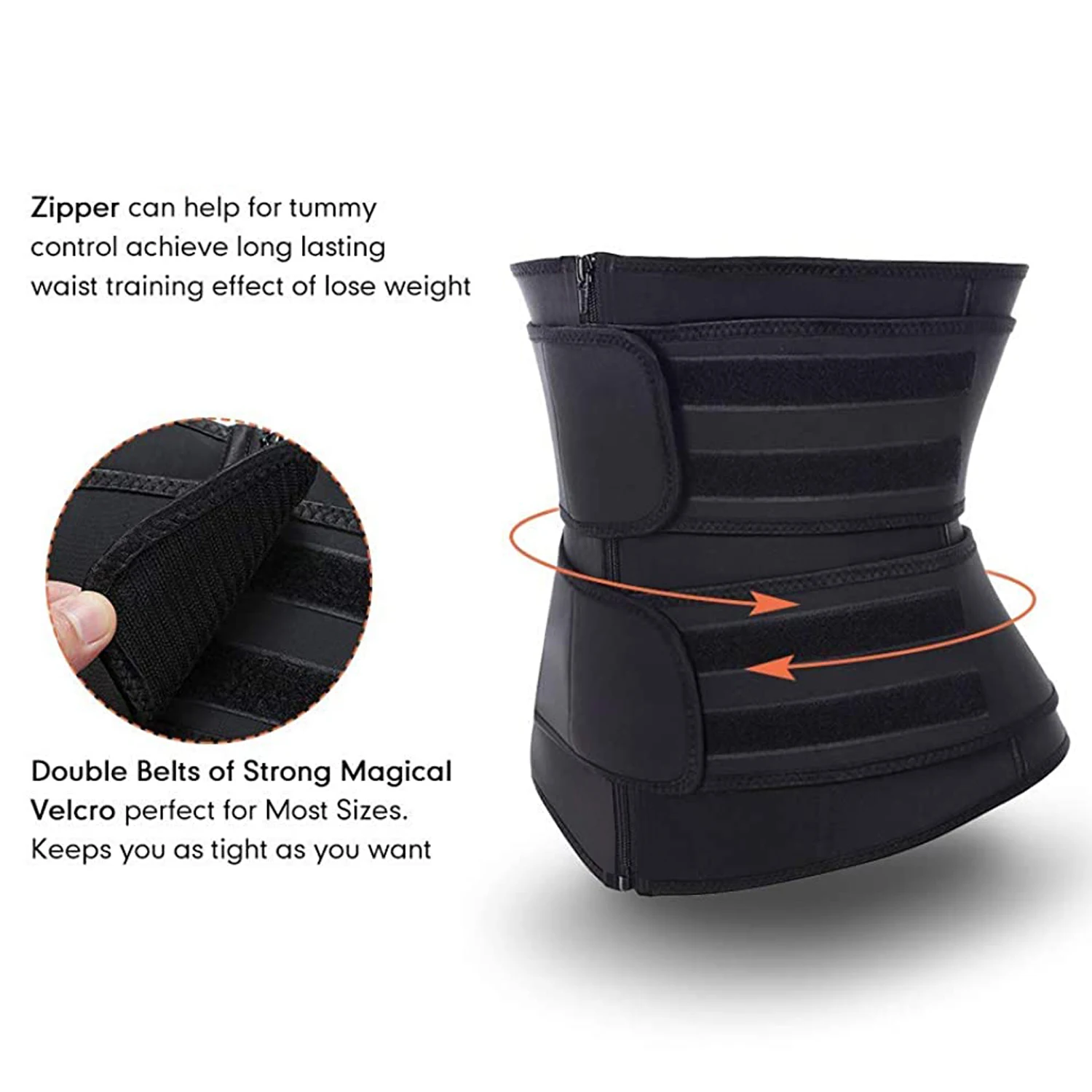 Neopren เทรนเนอร์เอวออกกําลังก - Sweat Waist Trainer Belt Neoprene บทวิจารณ์และราคา