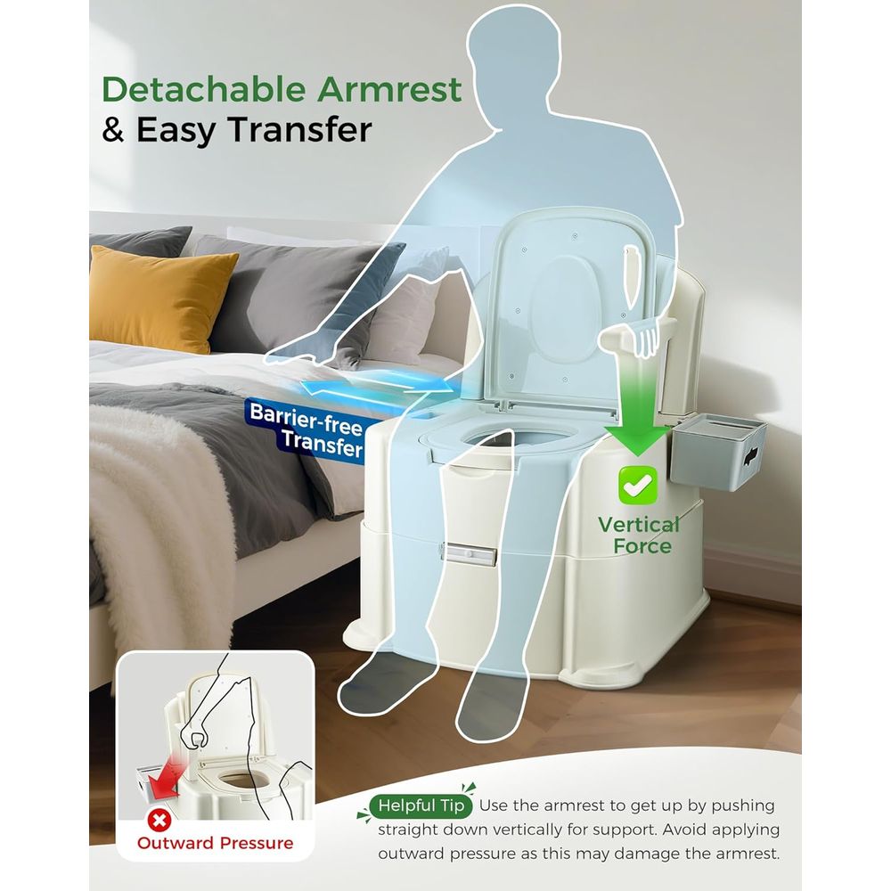 โถสุขภัณฑ์ข้างเตียง, รับน้ำหนั - Camping บทวิจารณ์และราคา