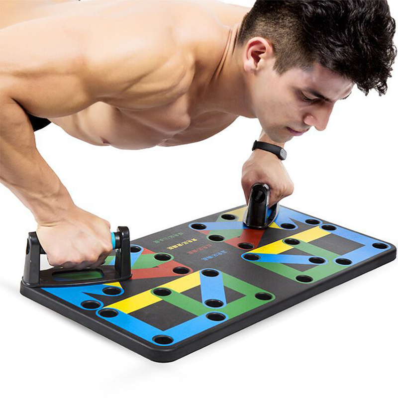 ใหม่แบบพกพา Push-Up ชุดบอร์ดจั - Push Up Board Foldable Multi Function บทวิจารณ์และราคา