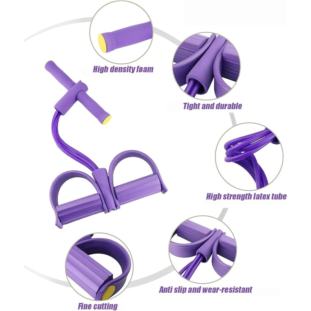 ชุดยางยืดออกกำลังกายอเนกประสงค - Resistance Bands Set With Handles บทวิจารณ์และราคา