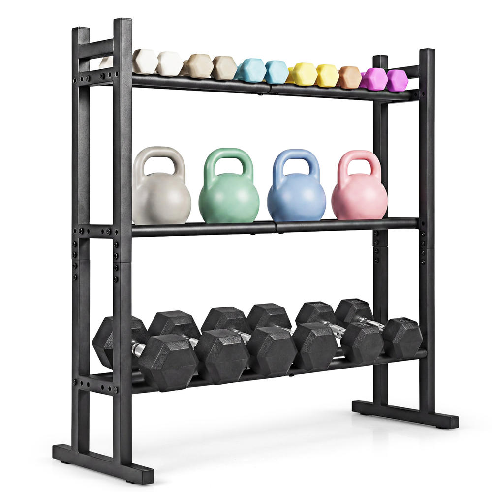 ชั้นวางดัมเบล 3 ชั้นแบบ Heavy  - Fitness Equipment บทวิจารณ์และราคา