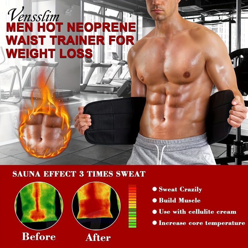 Vensslimกระชับสัดส่วนซาวน่าเหง - Sweat Waist Trainer Belt Neoprene บทวิจารณ์และราคา