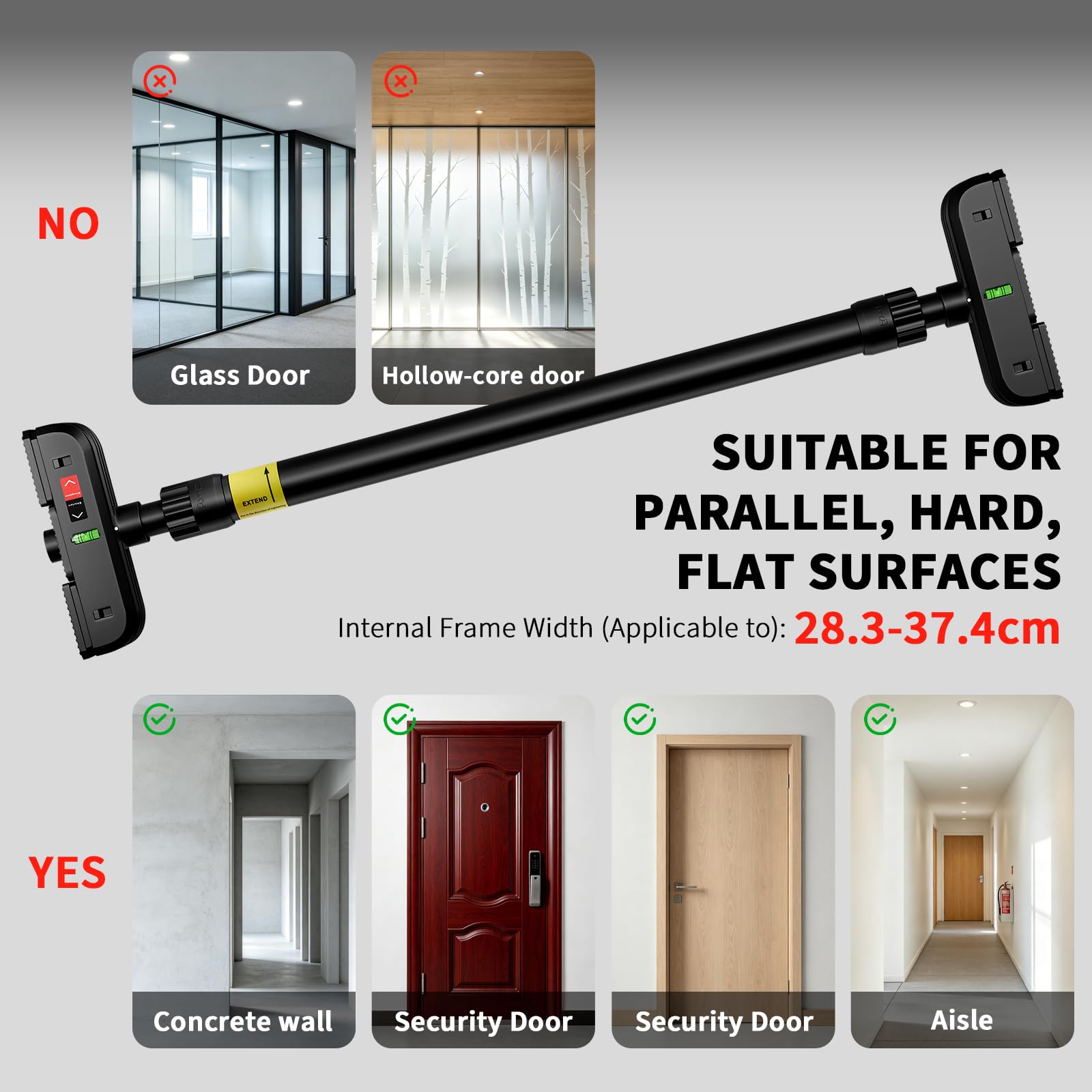 บาร์โหนสำหรับประตู, บาร์โหนติด - Door Pull Up Bar No Screw บทวิจารณ์และราคา