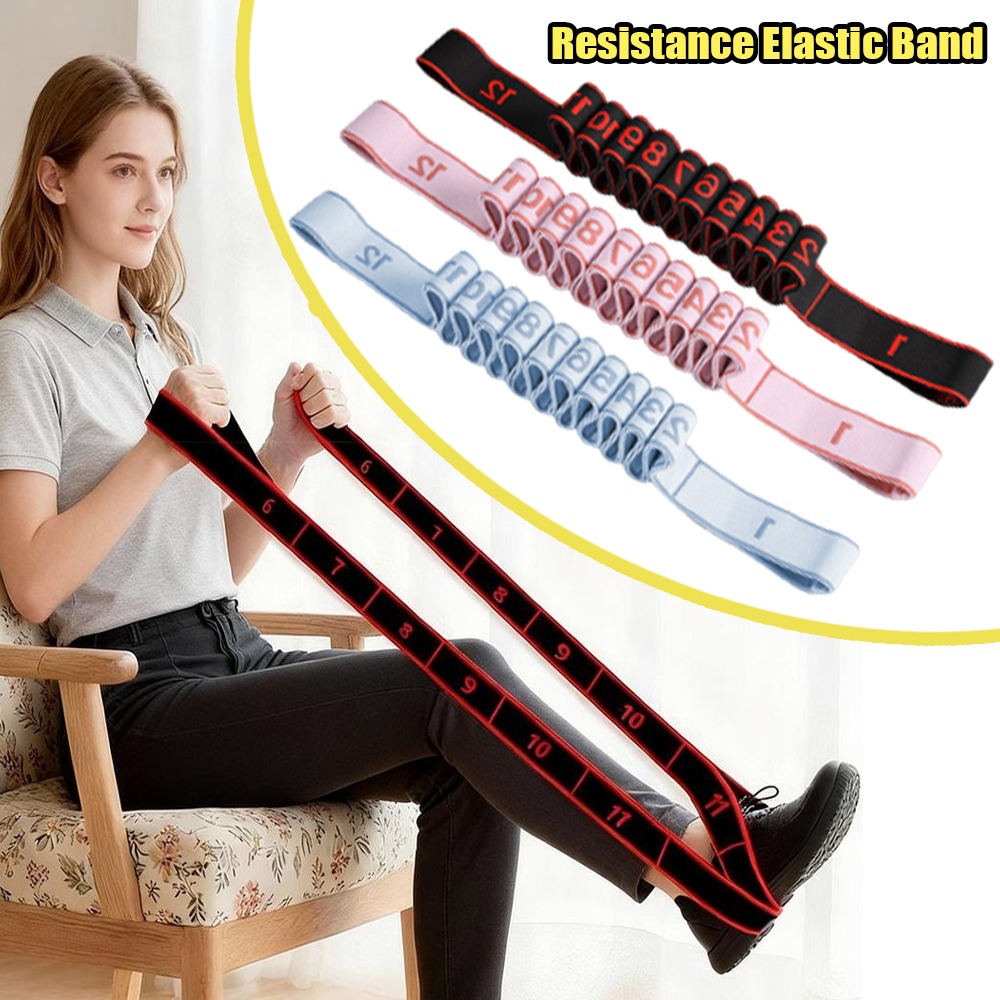 ยางยืดออกกำลังกายโยคะ พิลาทิส  - Pilates Bar Kit With Resistance Bands บทวิจารณ์และราคา