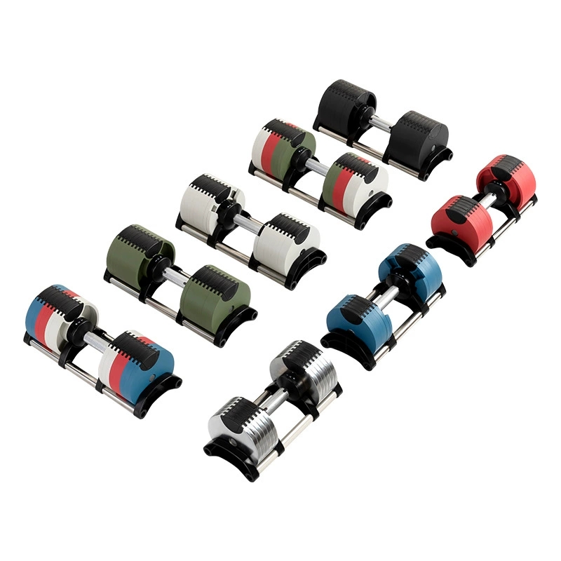 ดัมเบลเหล็กหล่อเคลือบสำหรับออก - Adjustable Dumbbell Pair 40Kg บทวิจารณ์และราคา