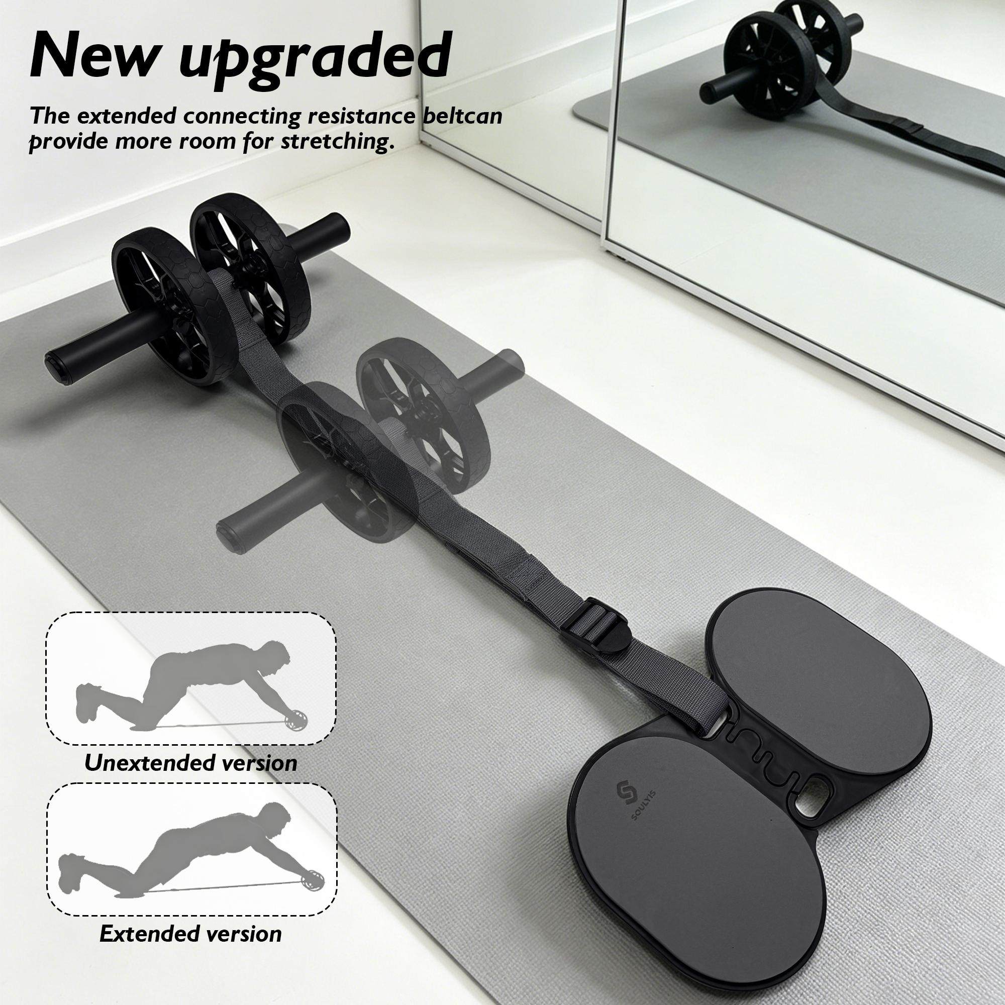 ลูกกลิ้งบริหารหน้าท้องแบบสองล้ - Ab Roller Wheel With Elbow Support บทวิจารณ์และราคา
