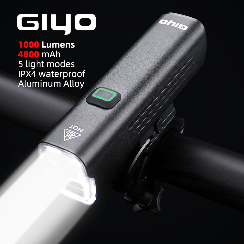GIYO 1000 Lumens จักรยาน USB ช - Rechargeable Bicycle Headlight 1000 Lumen บทวิจารณ์และราคา