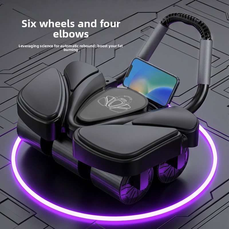 อุปกรณ์ออกกำลังกายแบบพกพา 6 ล้ - Ab Roller Wheel With Elbow Support บทวิจารณ์และราคา