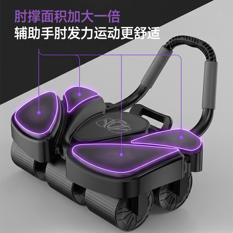 อุปกรณ์ออกกำลังกายแบบพกพา 6 ล้ - Ab Roller Wheel With Elbow Support บทวิจารณ์และราคา