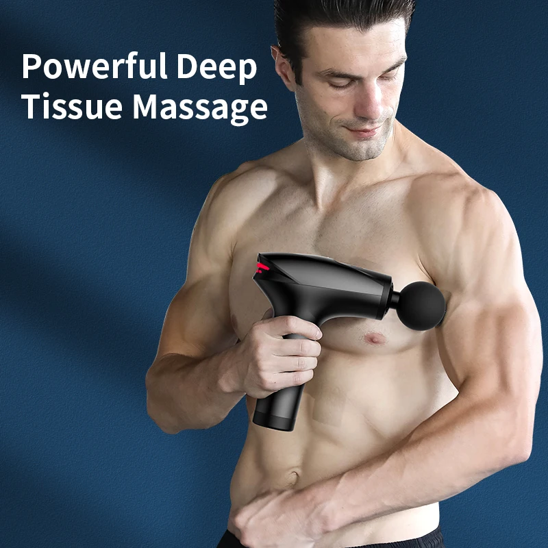 ปืนนวดประคบเย็นไฟฟ้าแบบใหม่ สำ - Electric Massage Gun Deep Tissue บทวิจารณ์และราคา