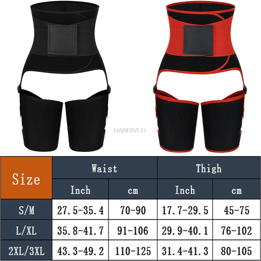 3 ใน 1 เอวและต้นขาTrimmerเข็มข - Sweat Waist Trainer Belt Neoprene บทวิจารณ์และราคา