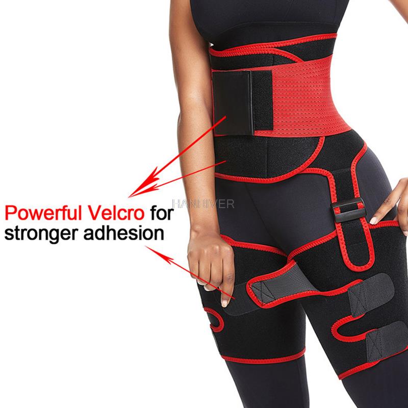 3 ใน 1 เอวและต้นขาTrimmerเข็มข - Sweat Waist Trainer Belt Neoprene บทวิจารณ์และราคา