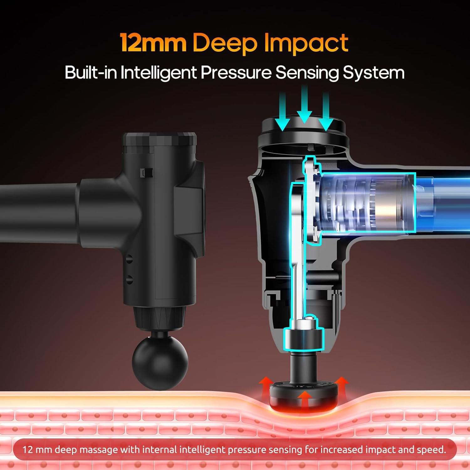 ปืนนวดกล้ามเนื้อแบบลึก LINGTEN - Electric Massage Gun Deep Tissue บทวิจารณ์และราคา
