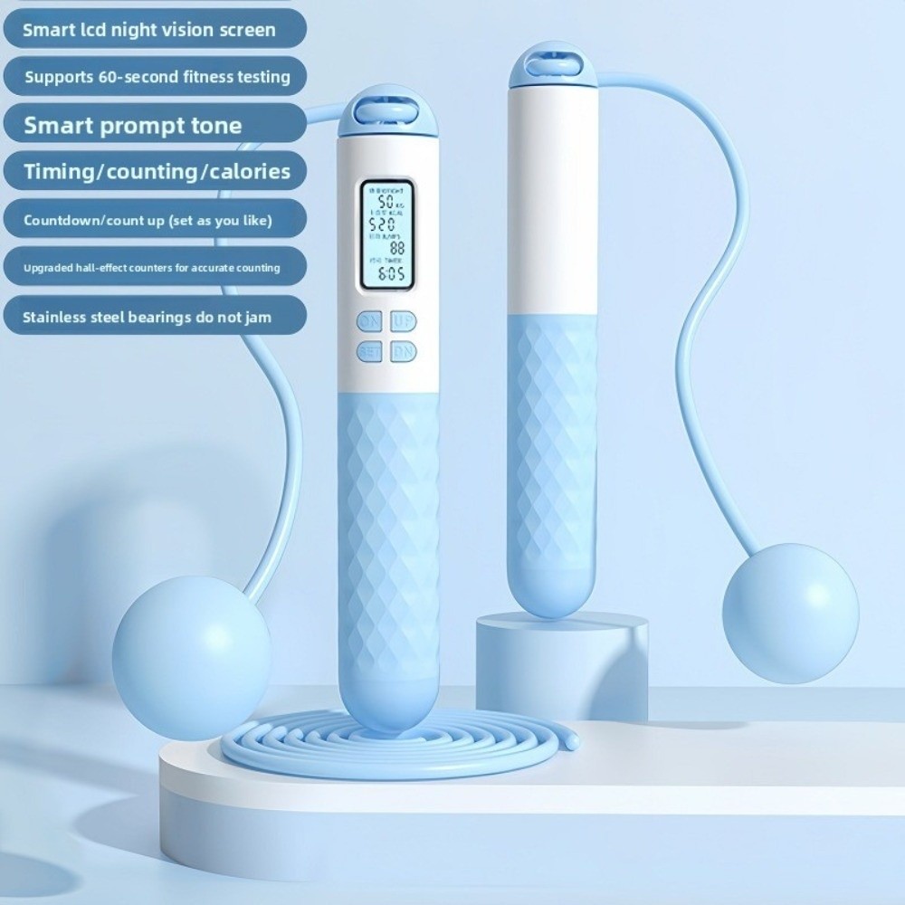 เชือกกระโดดไร้สาย ไม่ต้องใช้เช - Smart Jump Rope Digital Counter บทวิจารณ์และราคา