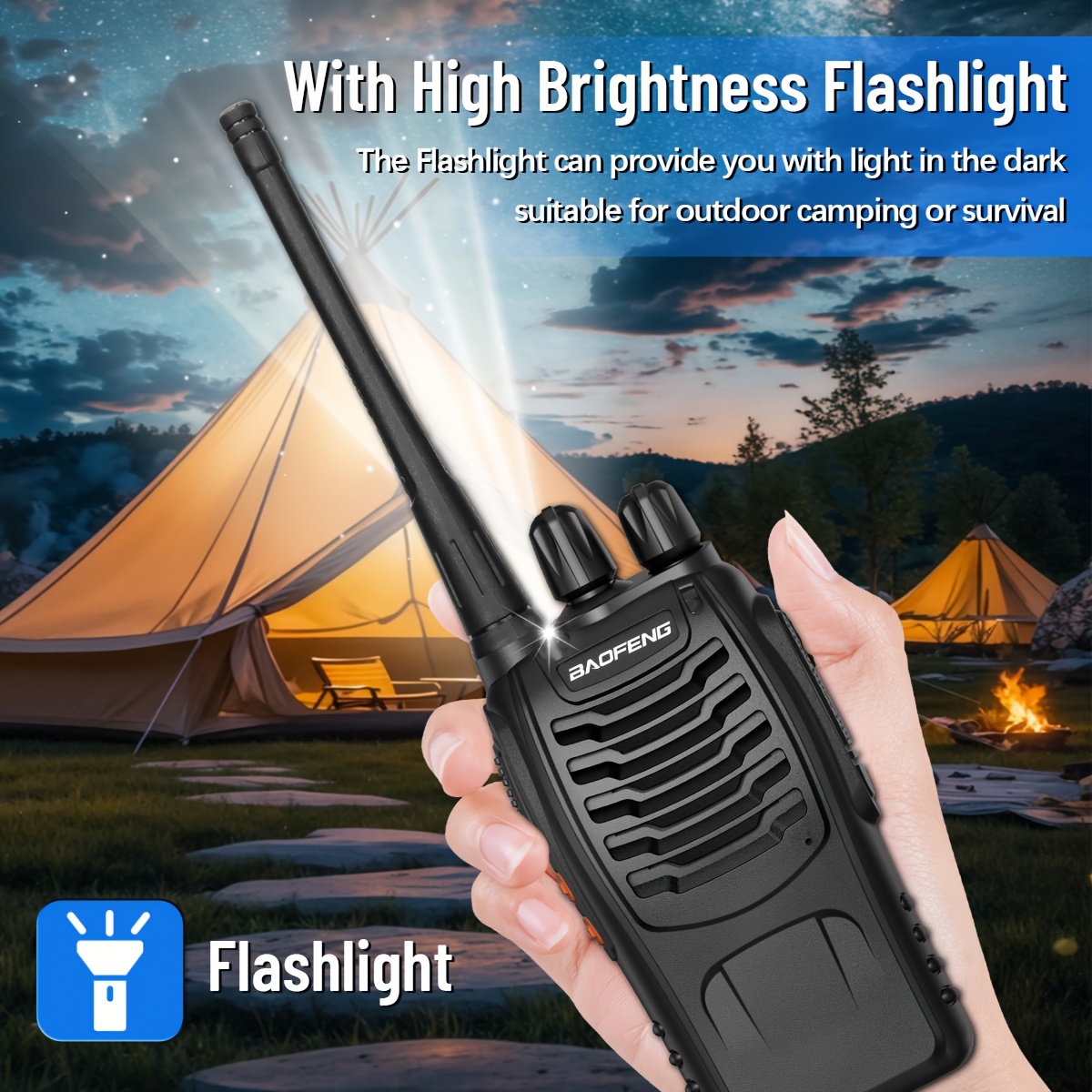 เครื่องส่งรับวิทยุระยะไกล Baof - Hiking บทวิจารณ์และราคา